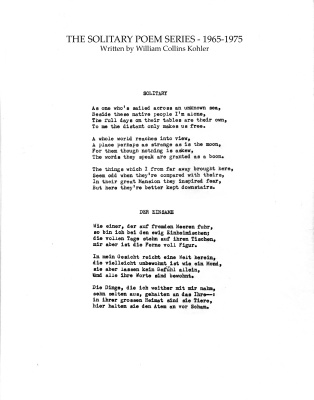 190500-The Solitary Poem Series-1965-1975
