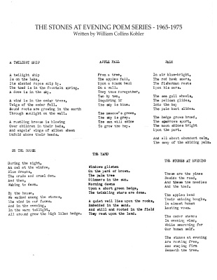 190600-The Stones At Evening Poem Series-1975-1976
